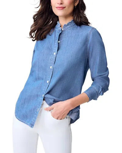 J.mclaughlin Rutherford Blouse In Blue