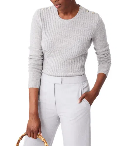 J.mclaughlin Seaspray Cashmere Sweater In Grey
