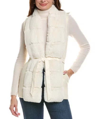 J.mclaughlin Sersha Wool-blend Poncho In White