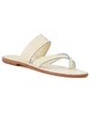 J.mclaughlin Shay Leather Sandal In Cream