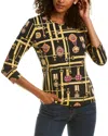 J.mclaughlin J. Mclaughlin Signature Catalina Cloth T-shirt In Black