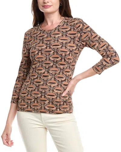 J.mclaughlin Signature T-shirt In Brown