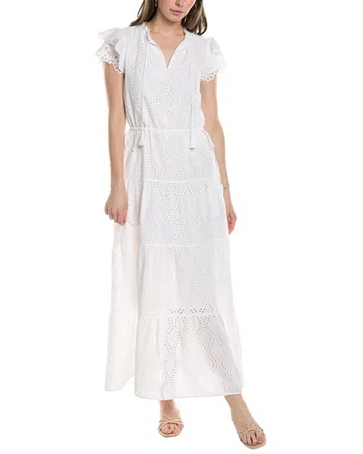 J.mclaughlin Solid Elana Dress In White