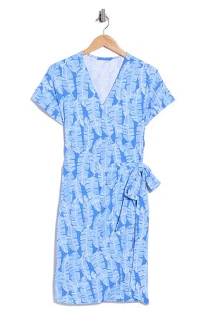 J.mclaughlin Jmclaughlin Soraya Wrap Dress In Blue