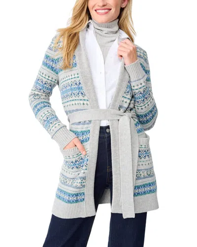 J.mclaughlin Stratham Wool Sweater In Grey