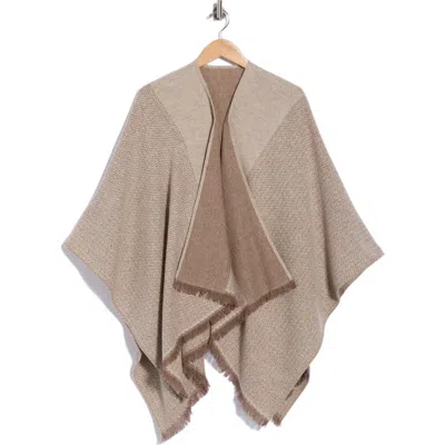 J.mclaughlin Jmclaughlin Sydney Wool Poncho In Taupe