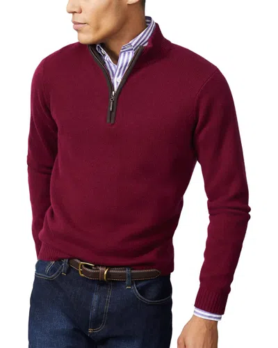 J.mclaughlin J. Mclaughlin Tate Cashmere Sweater In Red