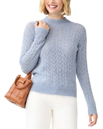 J.mclaughlin Tiler Wool & Cashmere-blend Sweater In Blue