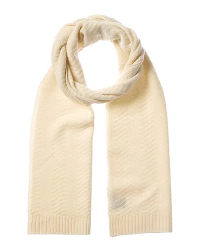 J.mclaughlin Trinity Cashmere Scarf In White