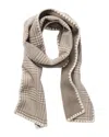J.mclaughlin Valais Wool-blend Scarf In White