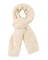 J.mclaughlin Verbier Wool & Alpaca-blend Scarf In White