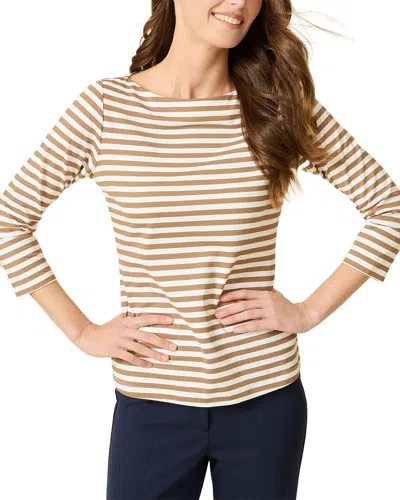 J.mclaughlin Wavesong Knit Top In White