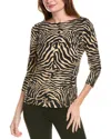 J.mclaughlin Wavesong T-shirt In Brown