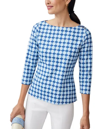 J.mclaughlin Wavesong Top In Blue