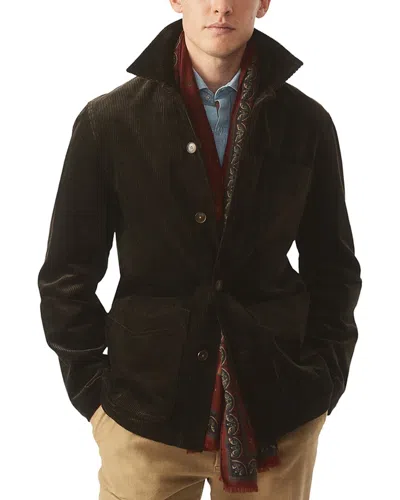 J.mclaughlin Weekender Wool-blend Jacket In Brown