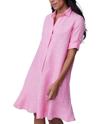 J.mclaughlin Wellesley Linen Dress In Pink