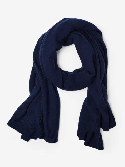 J.mclaughlin Women's Ailia Cashmere Scarf Navy In Blue