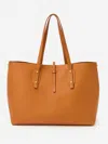 J.mclaughlin Women's Annie Leather Tote Bag Vachetta In Brown