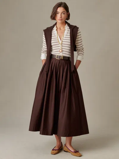 J.mclaughlin Women's Arabella Skirt Dark Chocolate In Brown