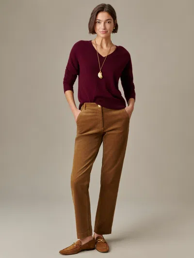 J.mclaughlin Women's Avery Corduroy Pants Camel In Brown