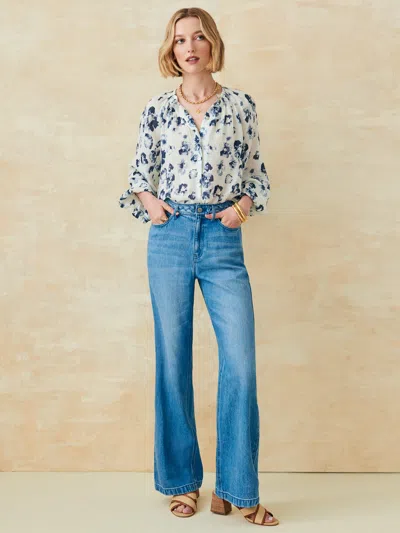 J.mclaughlin Women's Beckett Jeans Denim In Blue