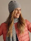 J.mclaughlin Women's Bella Beanie Gray | Cotton/nylon/cashmere In Gray