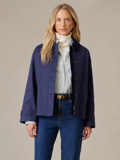 J.mclaughlin Women's Brantley Jacket Winter Navy