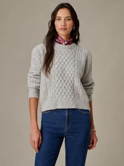 J.mclaughlin Women's Brigette Sweater Light Heather Gray