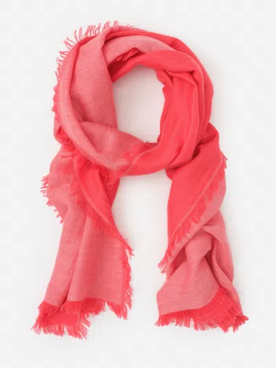 J.mclaughlin Women's Carey Cashmere Scarf Coral/pink