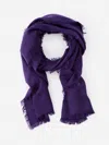 J.mclaughlin Women's Carey Cashmere Scarf Deep Purple In Purple