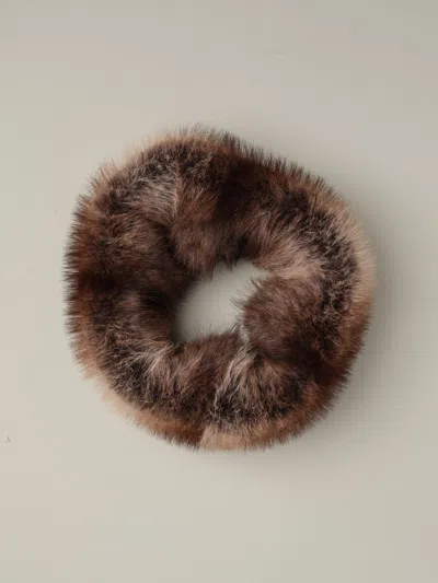 J.mclaughlin Women's Carol Faux Fur Neckwarmer Brown