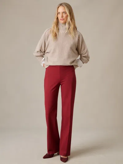 J.mclaughlin Women's Carter Pants Bordeaux In Red