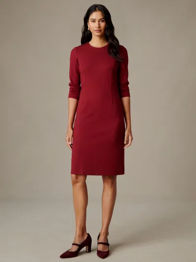 J.mclaughlin Women's Catalyst Dress Bordeaux In Multi