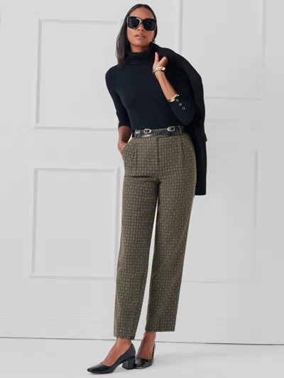 J.mclaughlin Women's Colleen Pants In Foulard Green