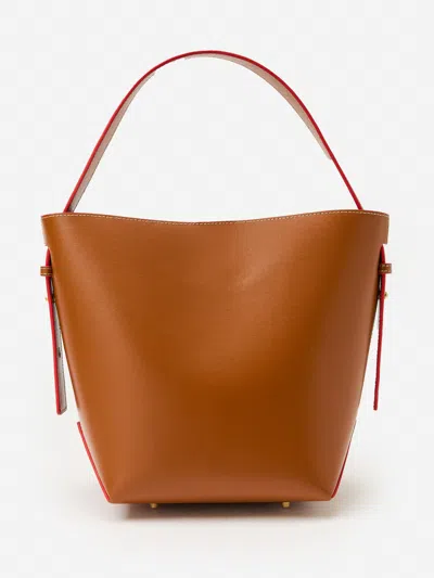 J.mclaughlin Women's Crawford Leather Bucket Bag Vachetta In White