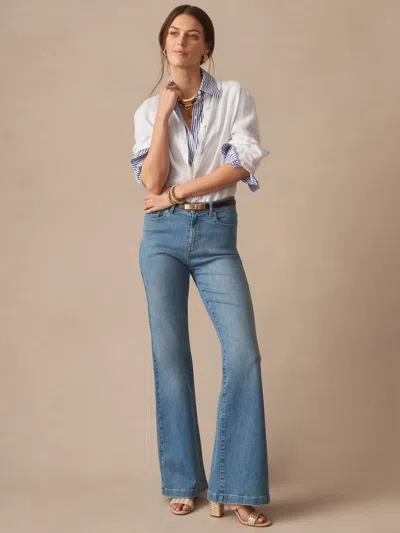 J.mclaughlin Women's Domino Jeans Light Denim In Blue