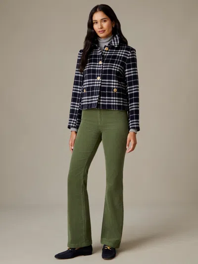 J.mclaughlin Women's Domino Velveteen Jeans Moss In Green
