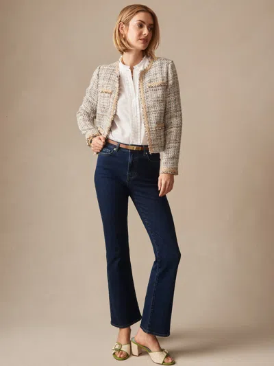 J.mclaughlin Women's Elvira Jeans Dark Indigo In Blue