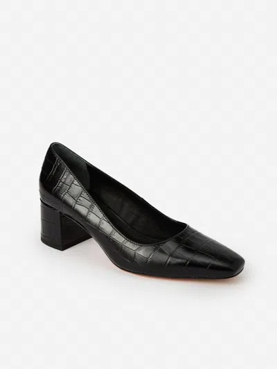 J.mclaughlin Women's Feodora Heels In Crocodile Black