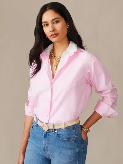 J.mclaughlin Women's Finn Shirt Pink