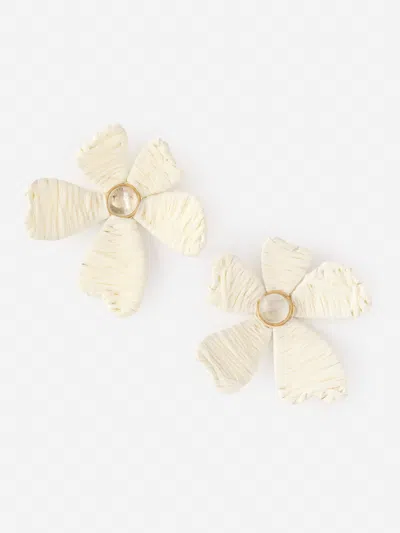 J.mclaughlin Women's Flower Earrings White