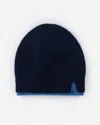 J.mclaughlin Women's Frost Cashmere Beanie Navy/denim Blue | Cashmere/denim