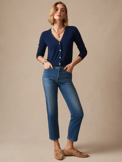 J.mclaughlin Women's Galveston Jeans Vintage Marble In Blue