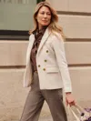 J.mclaughlin Women's Genevieve Blazer Cream In Neutral