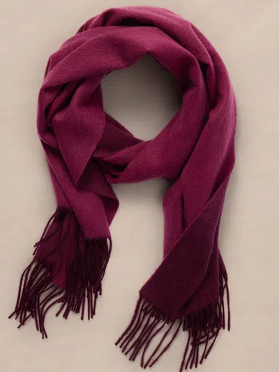 J.mclaughlin Women's Jaipur Cashmere Scarf Merlot/light Merlot In Purple