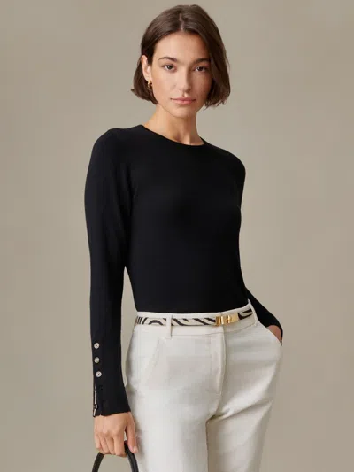 J.mclaughlin Women's Jamey Sweater Black