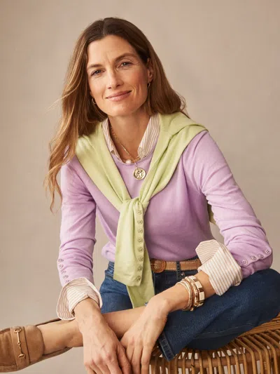 J.mclaughlin Women's Jamey Sweater Wisteria In Multi