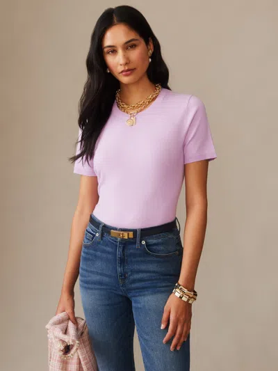 J.mclaughlin Women's Joelle Sweater Wisteria In Pink