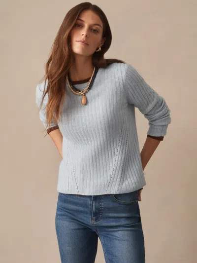 J.mclaughlin Women's Josephine Sweater Soft Blue
