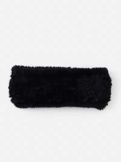 J.mclaughlin Women's Kari Faux Fur Headband Black